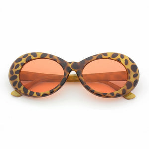 Leopard Sunglasses with Red Lens - Clout Goggle