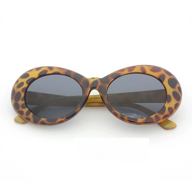 Leopard Sunglasses with Black Lens - Clout Goggle